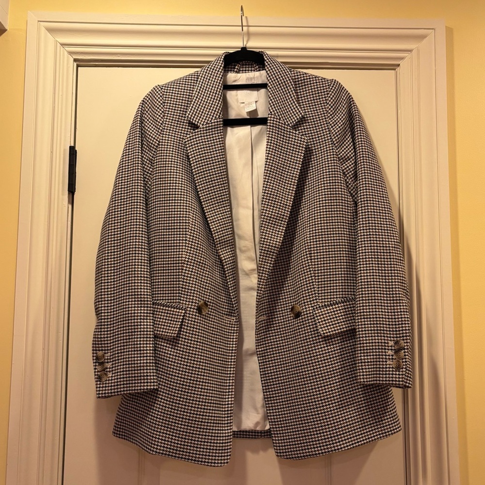 H&M Houndstooth Blazer